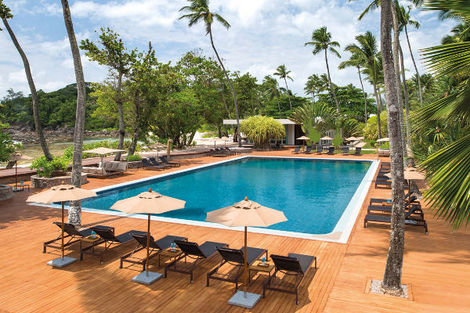 Combiné hôtels 3 Iles : Praslin + La Digue + Mahé : Indian Ocean Lodge + La Digue Lodge + Avani Seychelles Barbarons