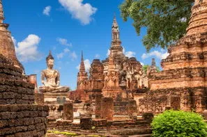 Thailande-Bangkok, Combiné circuit et hôtel Royaume du Siam et Golfe du Siam