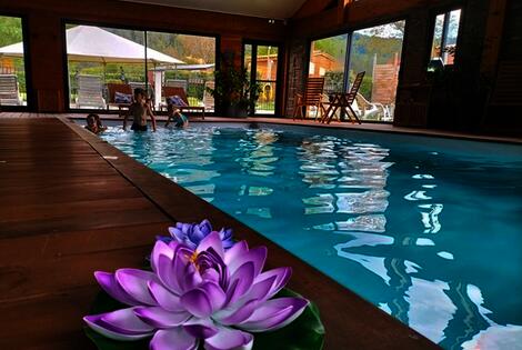 France : Camping LES CHALETS DU LAC BELCAIRE