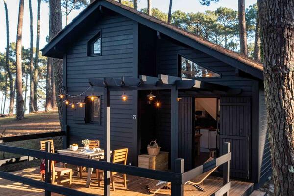 France : Camping Slow Village Biscarrosse Lac