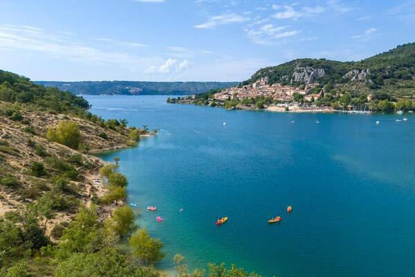 France : Camping Tikayan Rives du Lac de Sainte Croix