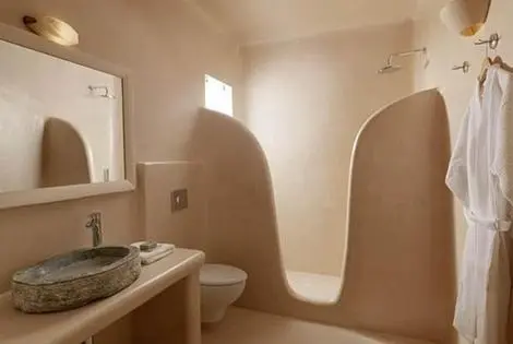 Salle de bain - Dome Resort Santorini 4* Santorin Grece