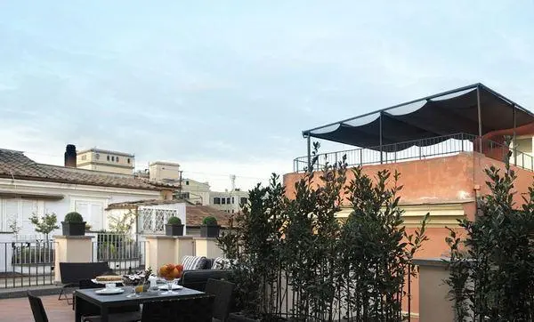 Terrasse - Trevi Palace Luxury Inn Rome Italie