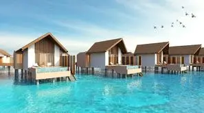 Maldives-Atoll de Male Sud, Hôtel Hard Rock Hotel Maldives 5*
