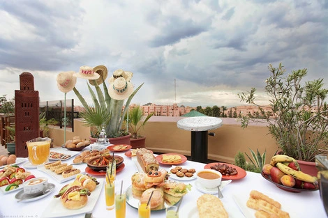 Restaurant - Amani Hotel Appart 3* Marrakech Maroc