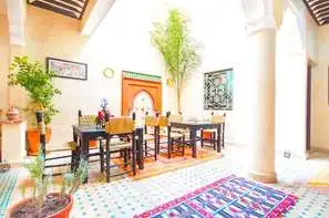 Maroc-Marrakech, Hôtel Riad Dar Benbrahim 4*