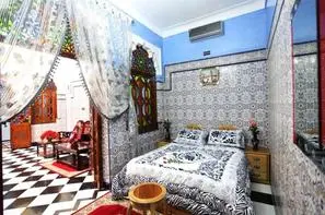 Maroc-Marrakech, Hôtel Riad Fatouma
