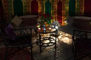 Maroc-Marrakech, Hôtel Riad Fuschia