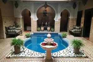Maroc-Marrakech, Hôtel Riad Irhalne