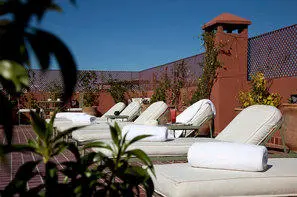 Maroc-Marrakech, Hôtel Riad Les Bougainvilliers