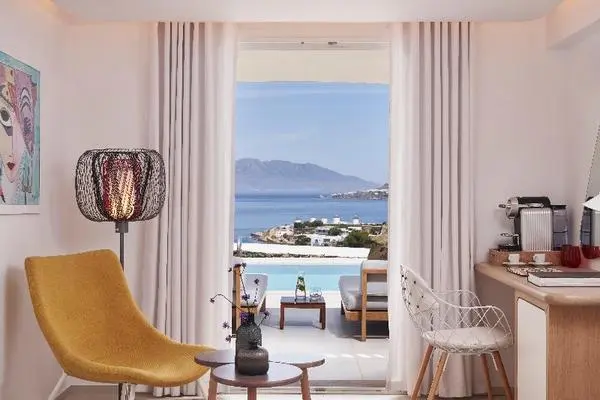 Mykonos : Hôtel Myconian Kyma
