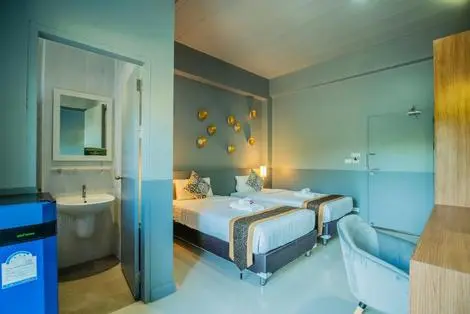 Salle de bain - The Rubber Hotel 3* Phuket Thailande