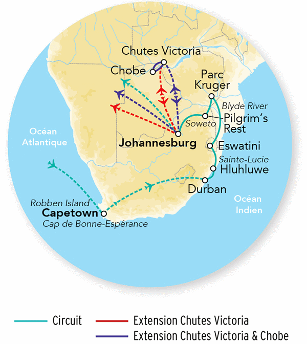 Circuit Immersion en Afrique du Sud & Extension Chutes Victoria - Limité à 12 pers. le_cap Afrique Du Sud