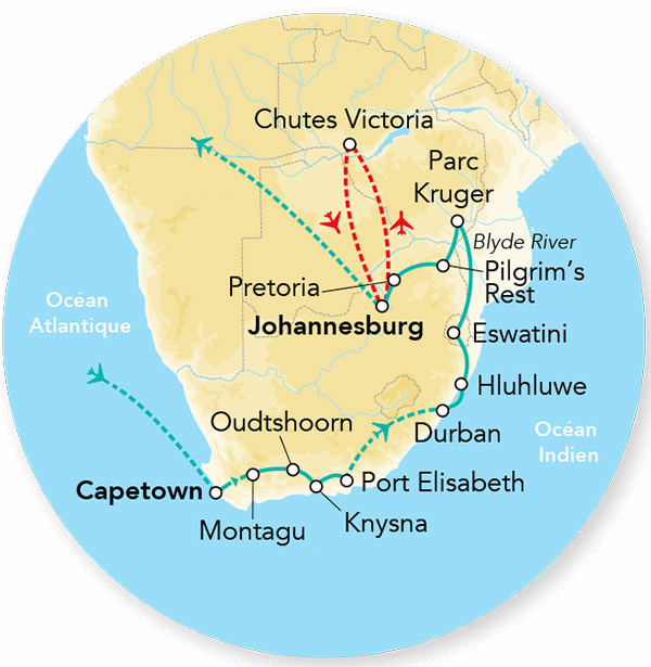 Circuit Merveilles d'Afrique du Sud & Extension Chutes Victoria - Limité à 20 pers. le_cap Afrique Du Sud