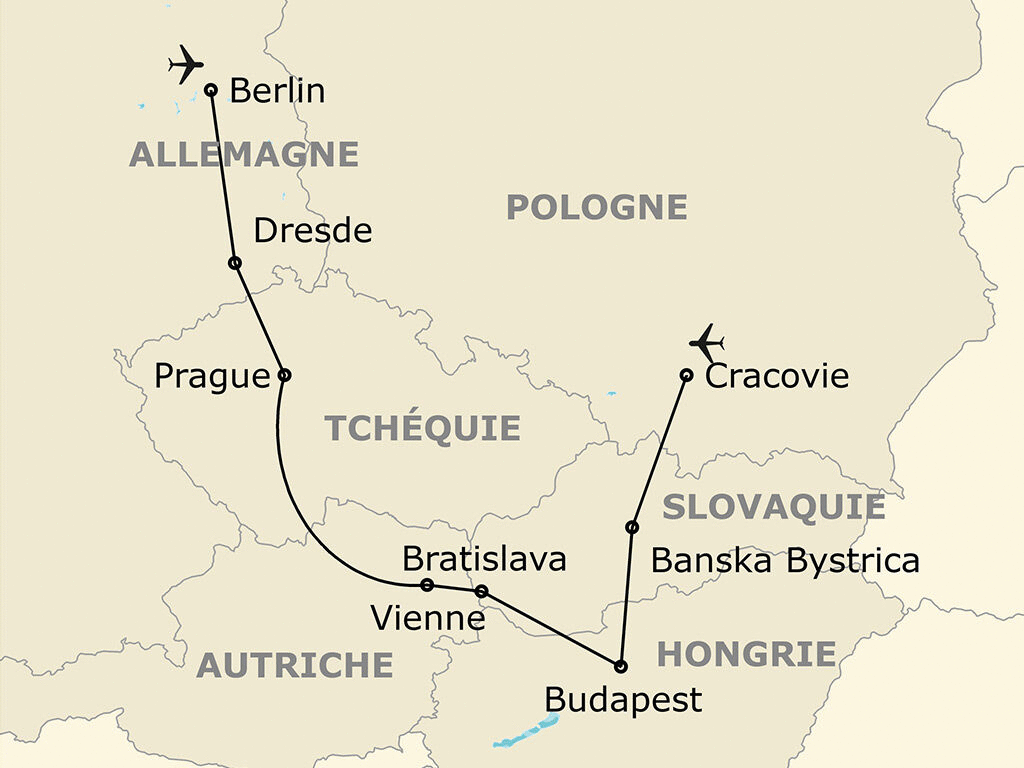 Circuit L'Europe centrale en 6 pays et 5 capitales berlin Allemagne