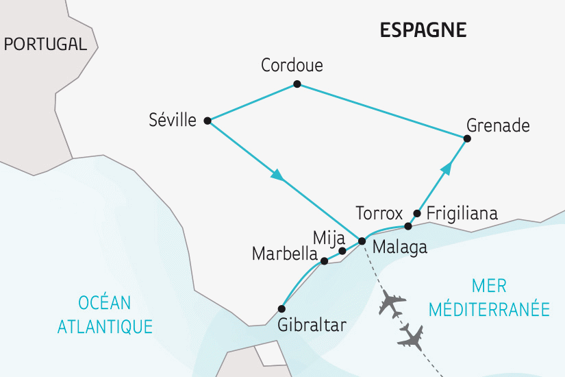 Circuit Les incontournables de l'Andalousie malaga Andalousie