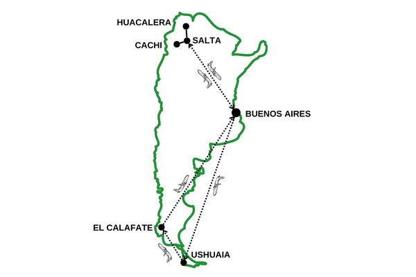 Circuit Aventure Argentine : de la Terre de Feu aux Andes du Nord buenos_aires Argentine