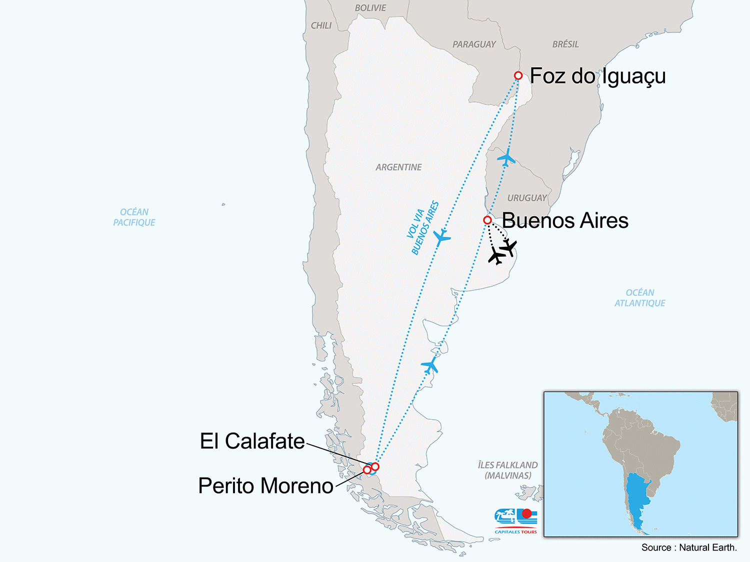 Circuit Tango, Iguazu et glacier buenos_aires Argentine
