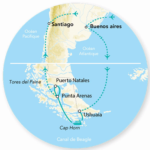 Circuit Merveilles de l'Argentine - Chili & Croisière Cap Horn - 2026 buenos_aires Argentine