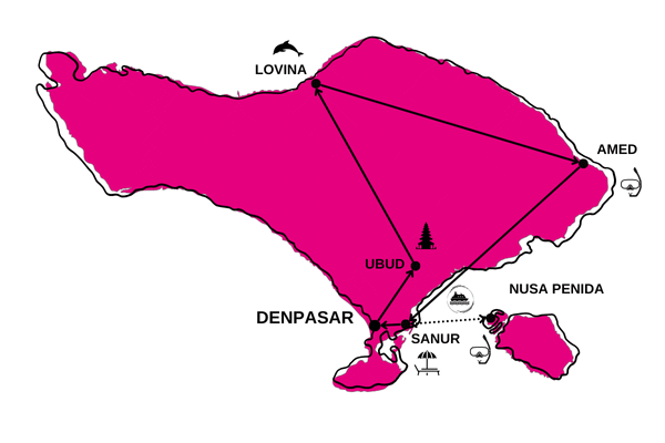 Circuit Panorama Balinais, Cap sur Nusa Penida en Liberté denpasar Bali