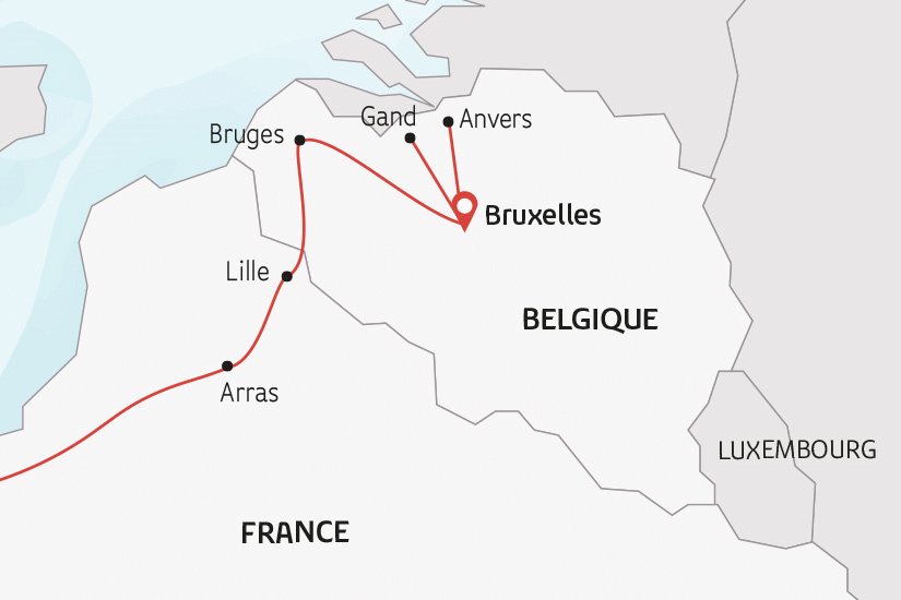 Circuit Les plus beaux Marchés de Noël de Belgique bruxelles_ou_charleroi Belgique
