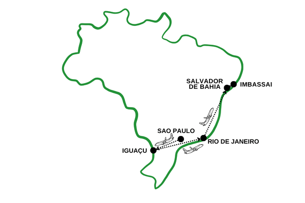 Circuit Brésil, Entre Samba, Caïprinha et Imbassai sao_paulo Bresil