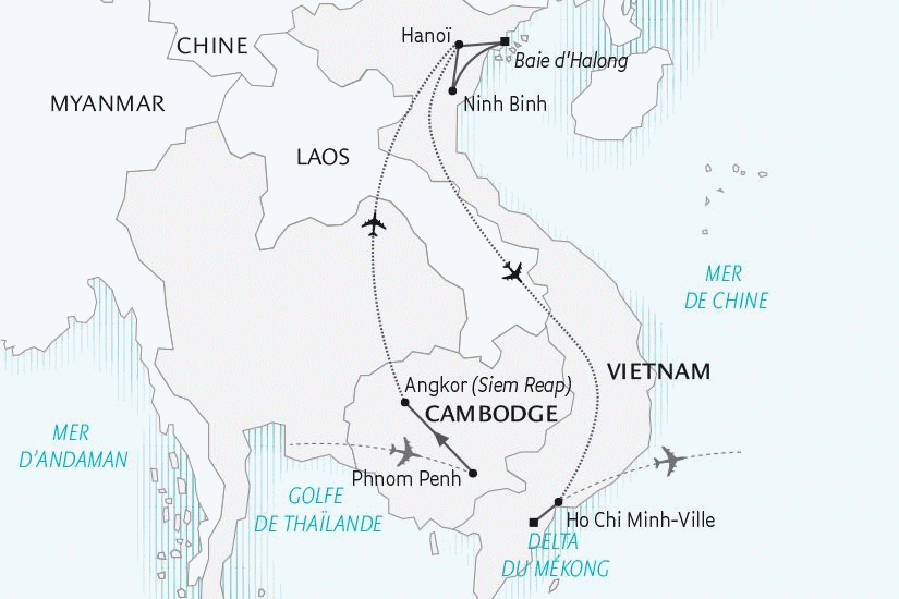 Circuit Le Cambodge et le Vietnam, de Phnom Penh à Saigon phnom_penh Cambodge