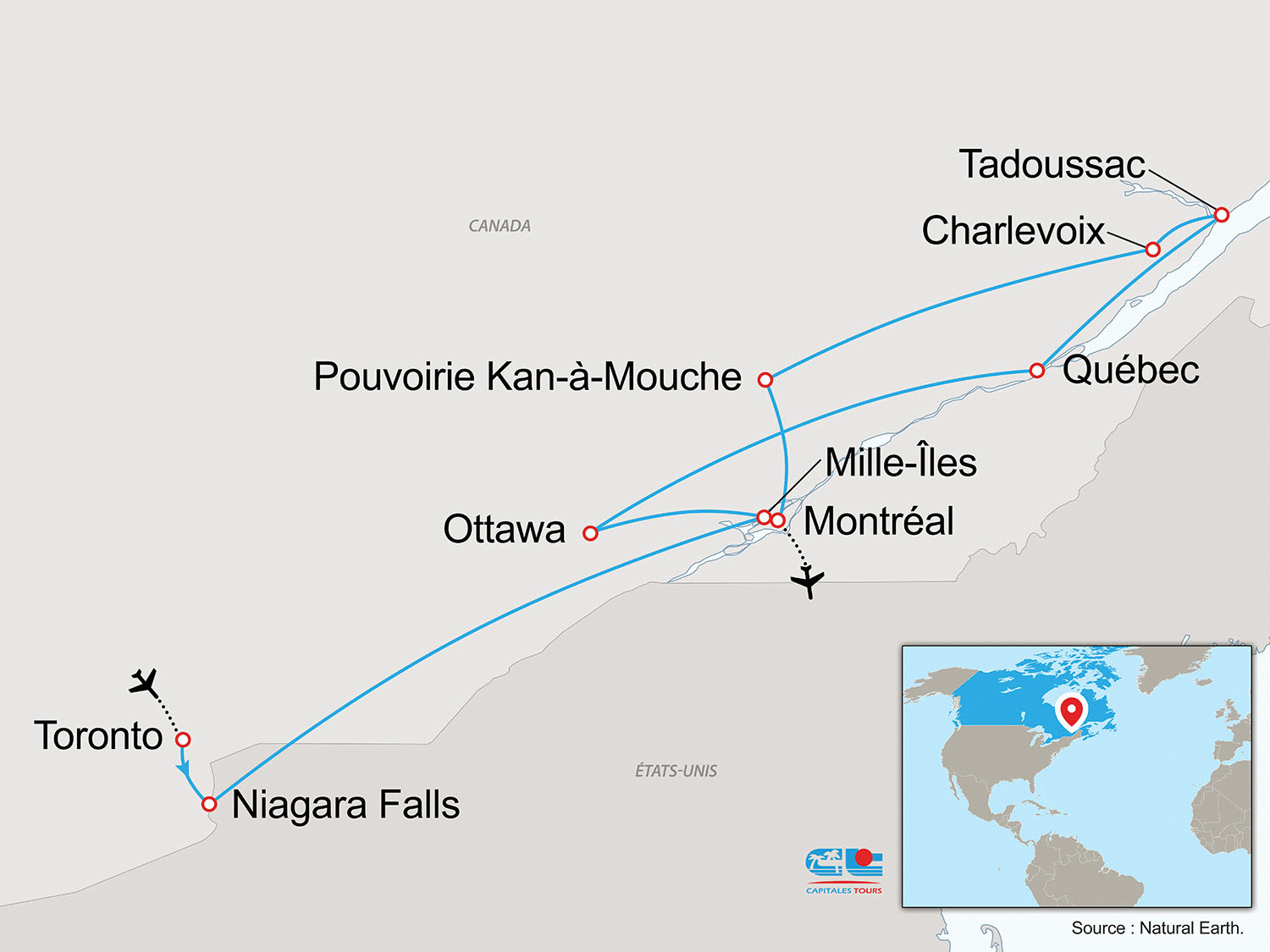 Circuit Canada : Villes historiques, nature grandiose toronto Canada