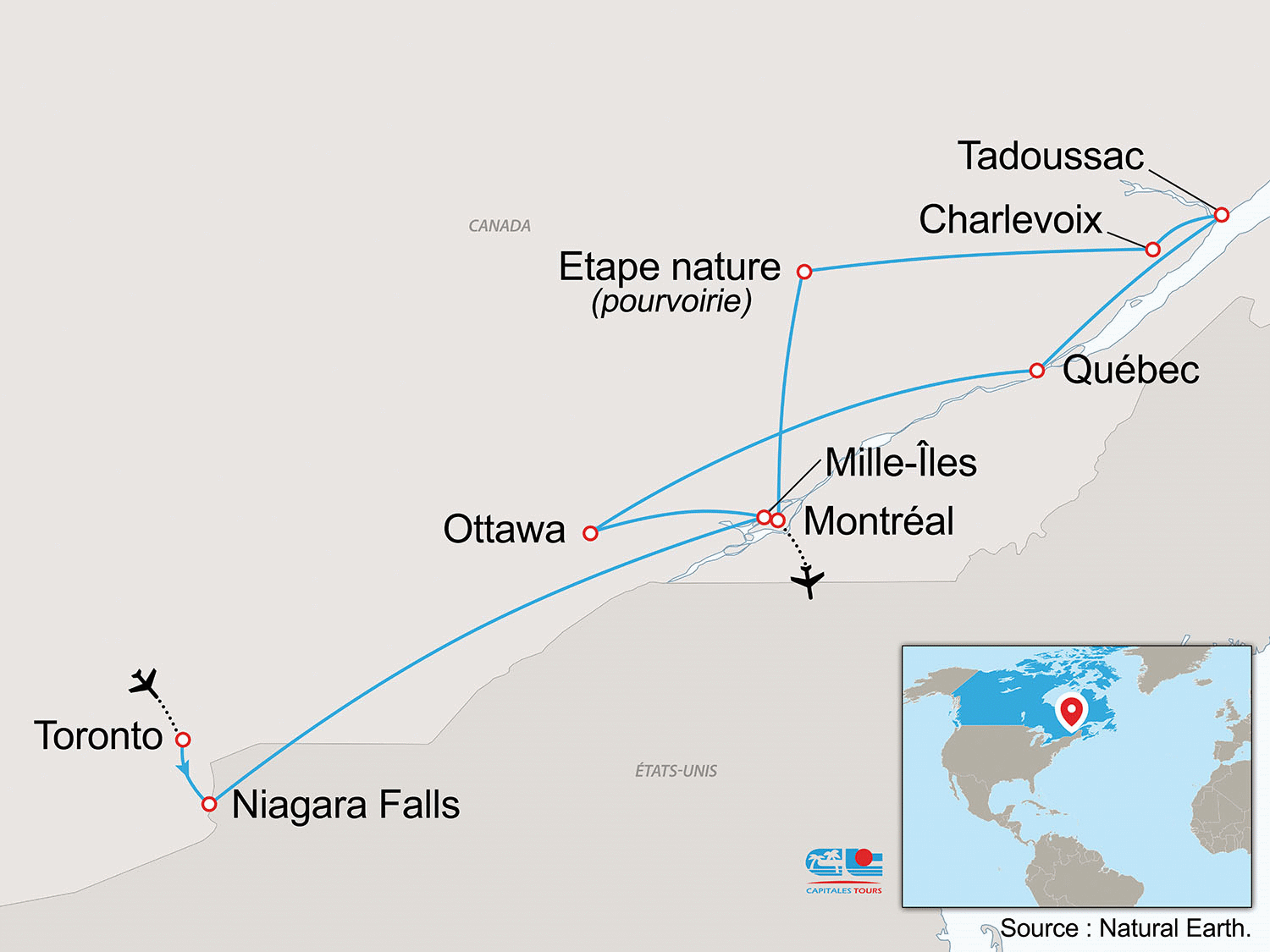 Circuit Canada : Villes historiques, nature grandiose toronto Canada