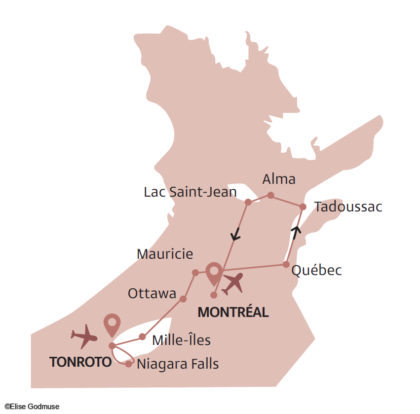 Circuit Canada Est - Sentiers, Lacs et Forêts - 26 personnes maximum toronto Canada