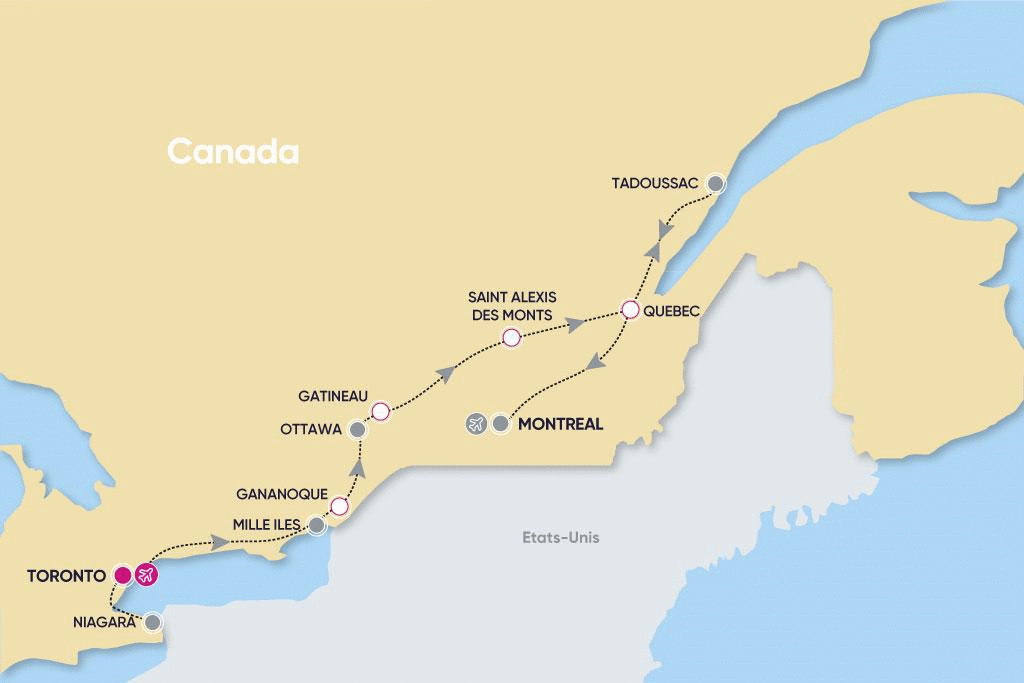 Circuit L'Est Canadien Confidentiel toronto Canada