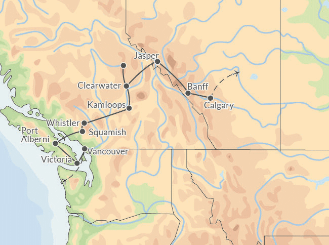 Autotour Du Pacifique aux Rocheuses - Standard vancouver Canada