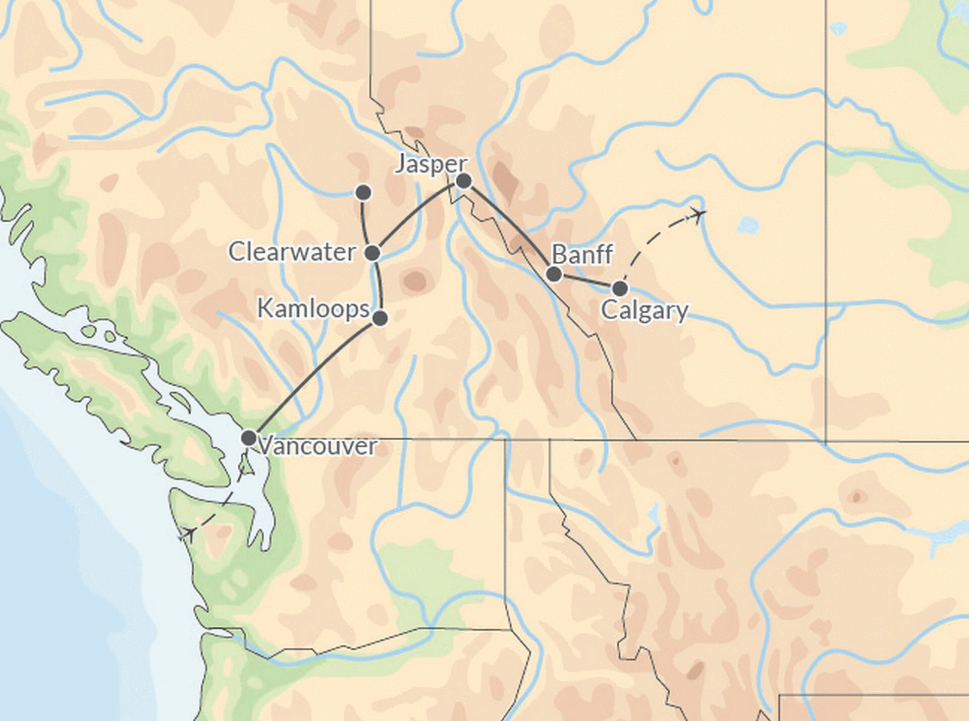 Autotour Panoramas de l'Ouest - STD vancouver Canada