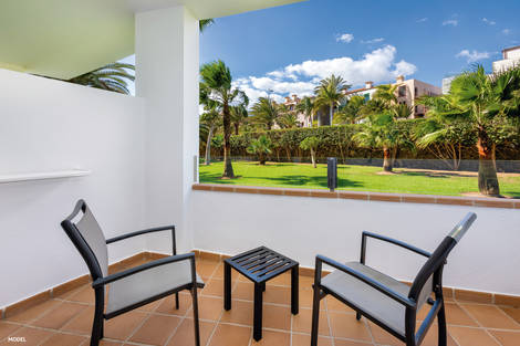 Chambre vue jardin - Terrasse
