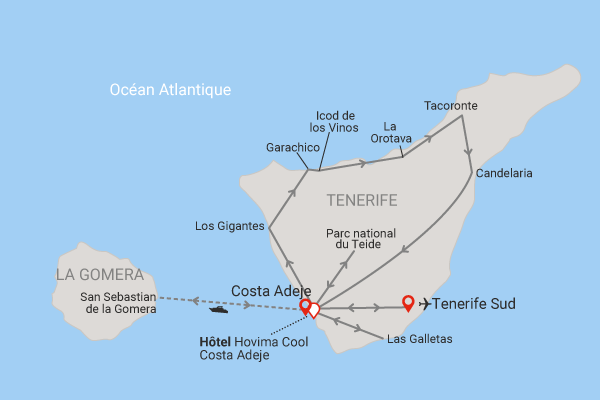 Circuit Saveurs et traditions des Canaries et plage au Hovima Cool Costa Adeje tenerife Canaries
