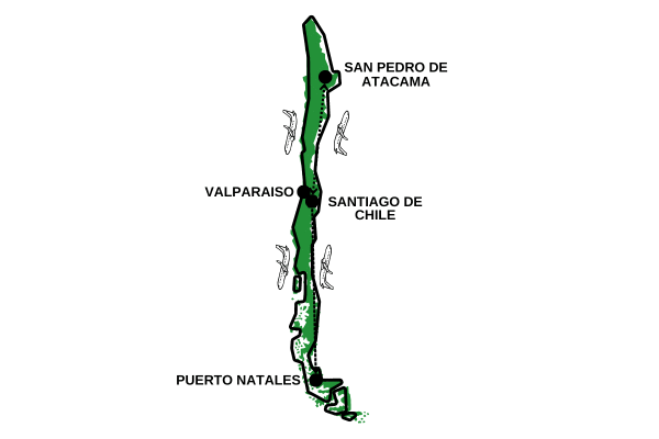 Circuit Aventure Chilienne du Nord au Sud - santiago Chili