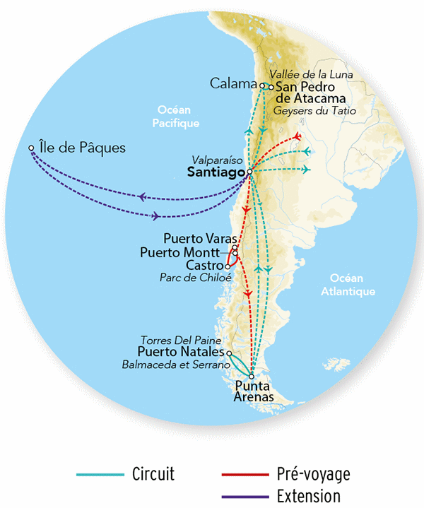 Circuit Séjour Chiloé & Merveilles du Chili - Limité à 12 pers. santiago Chili