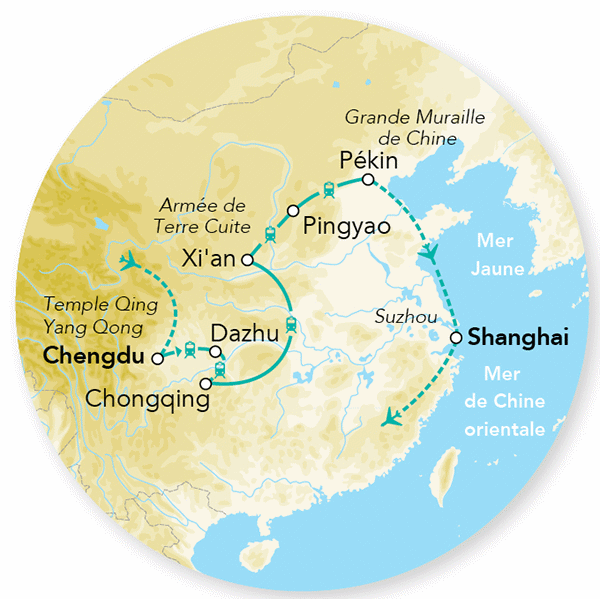 Circuit Merveilles de Chine - Limité à 20 pers. chengdu Chine