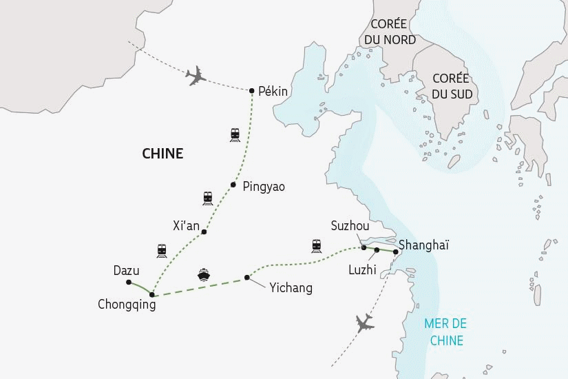 Circuit La Chine au fil de l'eau et de l'Histoire, croisière sur le Yangtsé pekin Chine