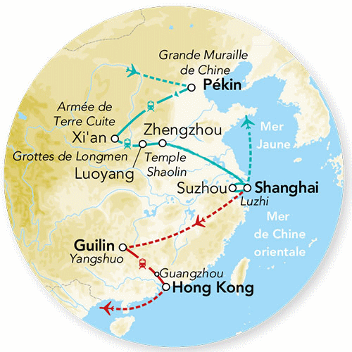 Circuit Splendeurs de Chine & Extension sud de la Chine et Hong Kong - 2026 pekin Chine