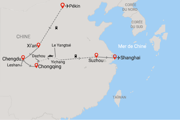 Circuit Mystères de Chine et croisière sur le Yang Tsé pekin Chine