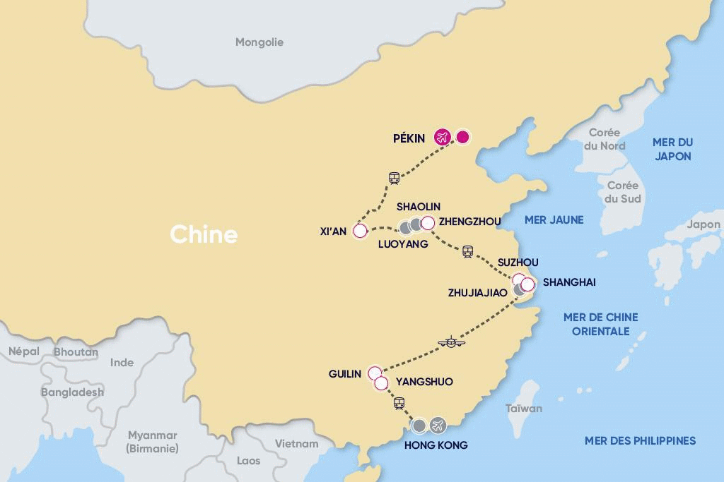 Circuit Les connaisseurs : Chine de la Grande Muraille aux Karsts de Guilin jusqu'à la vibrante Hong Kong pekin Chine