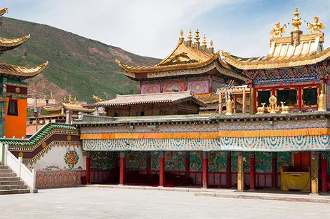 Tongren monastère Tibet