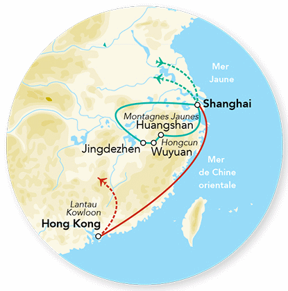 Circuit Immersion à Shanghaï & Montagnes Jaunes - Limité à 14 pers. shanghai Chine