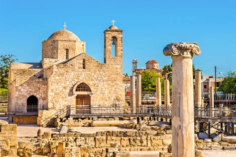 Circuit Echappée Chypriote depuis l'hôtel Louis Paphos Breeze 4* - Arrivée Larnaca chloraka Chypre