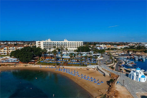 Vue panoramique - Hôtel Golden Coast Beach 4* Larnaca Chypre