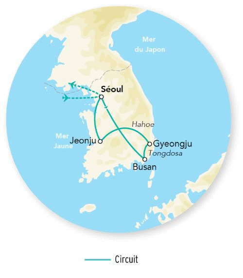 Circuit Splendeurs de Corée du Sud - Limité à 20 pers. seoul Coree