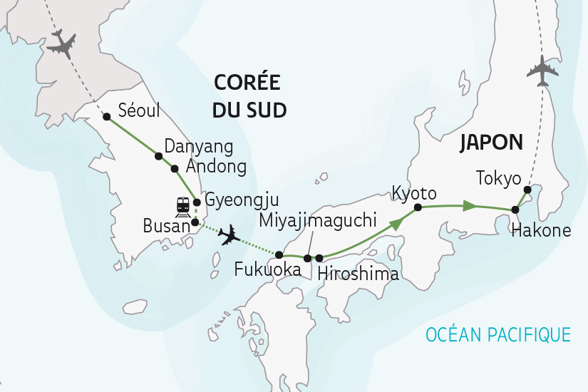 Circuit La Corée du Sud et le Japon seoul Coree