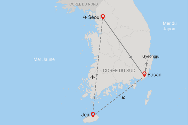 Circuit Voyage en liberté, les essentiels de Corée du Sud et extension île de Jeju seoul Coree