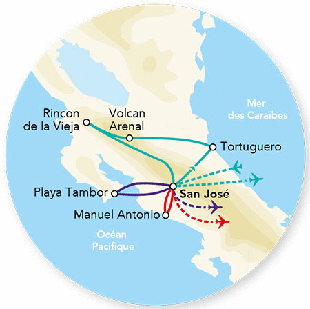 Circuit Douceurs du Costa Rica & extension Playa Tambor 2026 san_jose Costa Rica